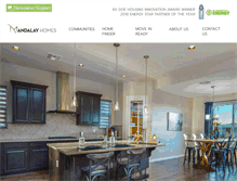 Tablet Screenshot of mandalayhomes.com